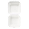 Bagasse Lunchbox "Hamburger" rechteckig | Zuckerrohr – Bild 3