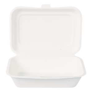 Bagasse Take-Away-Box "Single" | Zuckerrohr