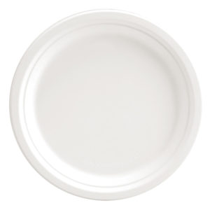 Bagasse Teller rund | Zuckerrohr